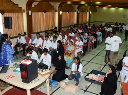 CPR workshop audience